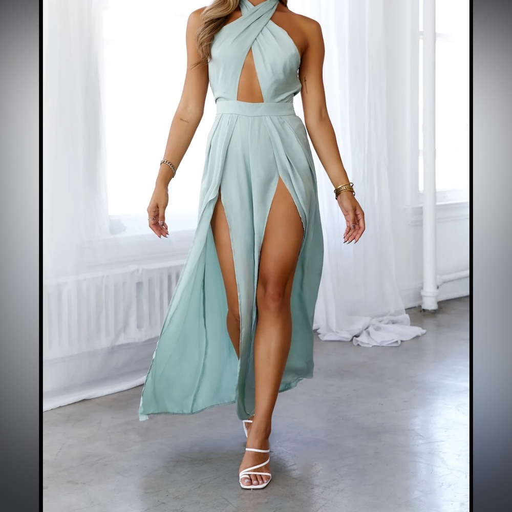 Hello Molly Jumpsuit Sage